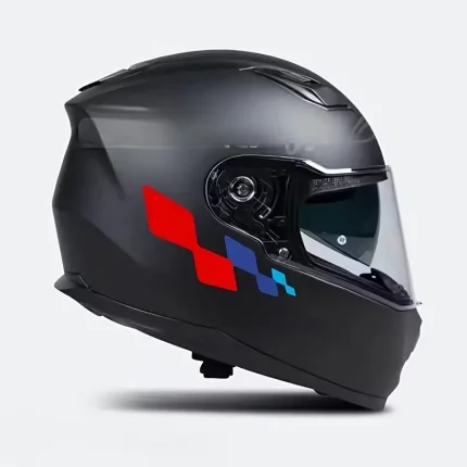 Waterproof Motorcycle Helmet Decals, PVC Racing Helmet Stickers, Durable & Tear-Resistant Vinyl Graphics for Motorbike Helmets