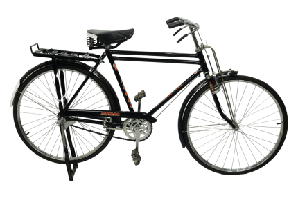 22 Cycle Single Speed Unisex Adult Black Color | Tire Size - 22 Inches | Frame Size - 55 CMs