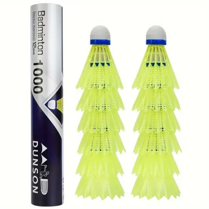 12pcs Nylon Badminton Balls, Durable Sports Badminton For Indoor Outdoor Training