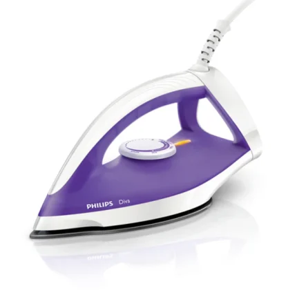 New PHILIPS DIVA DRY IRON Model GC122