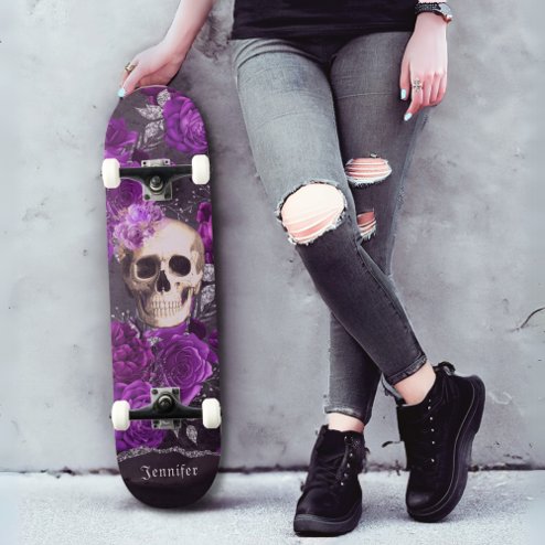 gothic_skull_dark_purple_roses_personalised_skateboard-r_z7pk4e_494