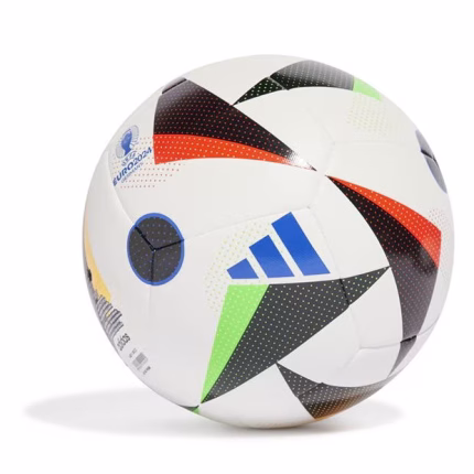 Football FUSSBALLLIEBE Club EURO 2024 - White/Glow Blue/Yellow