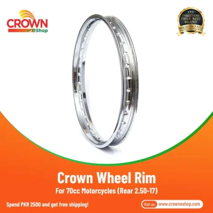 Crown Wheel Rim Rear 2.50-17 for 70cc Motorcycles