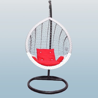 New Single Hanging Swing Chair Jhoola with Stand, Cushion Set – / MUGHAL STAR STEEL FURNITURE
