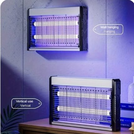 3200V Dual Tube Mosquito Control Lamp, USB Rechargeable, Long-Lasting Battery, Detachable Collection Tray, Easy to Clean, Stainless Steel, Indoor & Outdoor Use, Suitable for Home, Warehouses, and Hanging