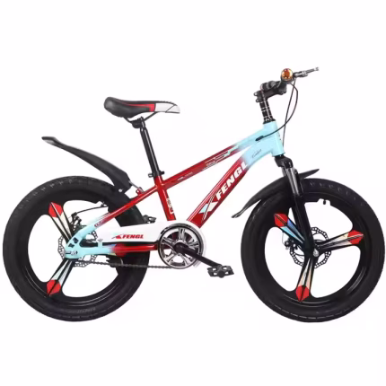 Bicycle 20 Inch Kids Mountain Bike 6 Speed Comfortable Steel Frame Magnesium Alloy Bicycle