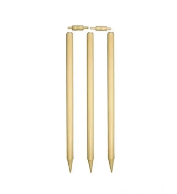 Irish Sports Wooden Cricket Wickets stumps for tape ball Pack of 3