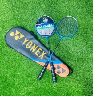 YONEX Badminton 1 Pair Rackets in Premium Quality Carbon Graphite include Premium Quality Badminton Bag