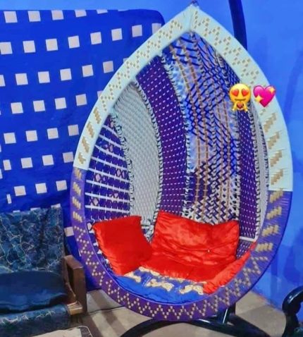 store New Luxury Furniture Double Seats Egg Rattan Garden Chairs