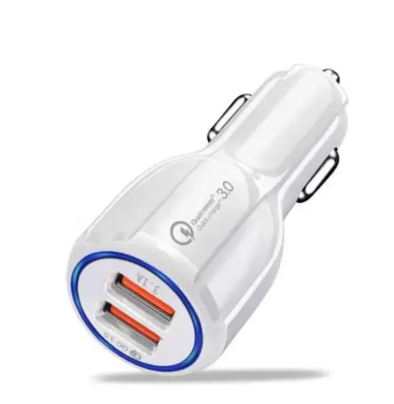 Dual USB Fast Car Charger Adapter Qualcomm 3.0 2-Port/3-Port 18W to 35W Charging Plug