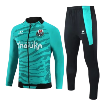 New Custom High Quality Womens Tracksuits Best Price Men Green and Marine Blue Joggers Track Suit