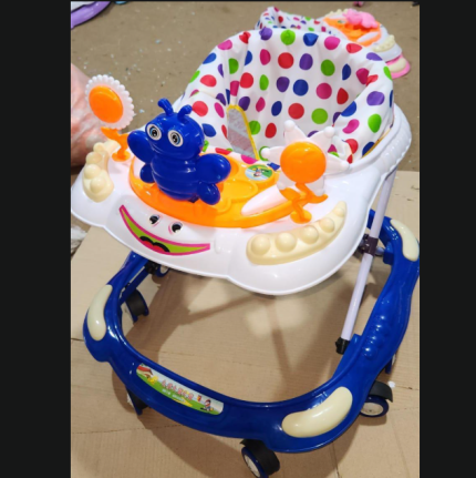 Baby Walker Duck Shape With Toys Hanger Imported Made