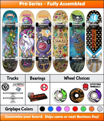 New SkateXS Advanced Kids Skateboard