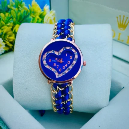 Bracelet Watch for Girls | Dori Fashion Design Watch In Pink/Blue/Red Color -Pack 01