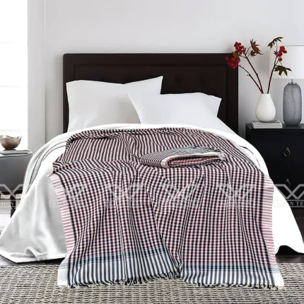 4 Pcs Cotton khais (Throw) Bedding Set, 115×54inch (single piece) Handmade.