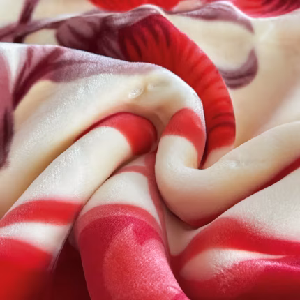 1pc Winter Essential Double-Thick Fleece Blanket, Wind Shadow Breathable Double