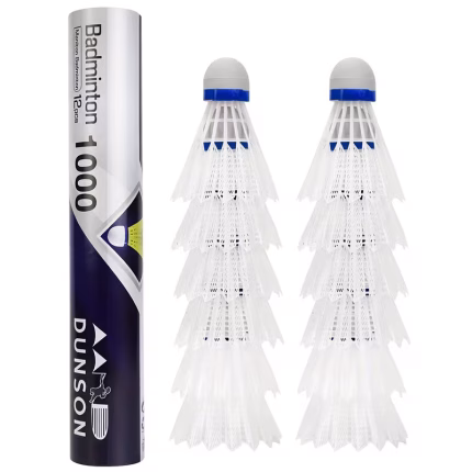 12pcs/6pcs Nylon Badminton Shuttlecocks, Durable Sports Feathers for Indoor and Outdoor Training