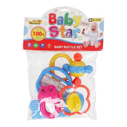 Baby Rattle Toys – 4 Pcs Set