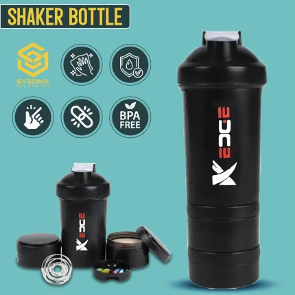 3-in-1 Spider Protein Shaker Bottle Sports Gym Water Bottle , Shaker Bottle, Water Bottle, Multi-Purpose Bottle, Leak Proof Drinkware, Gym Shaker Bottle, Protein Mixer Bottle, Fitness Accessories Bottle by Syedna Ecommerce