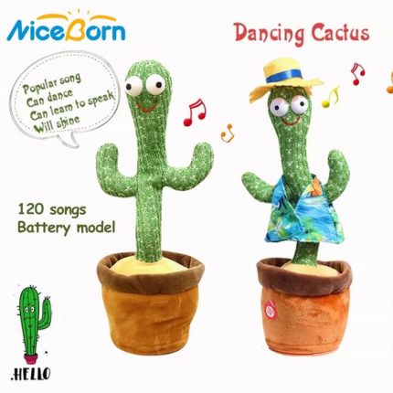 Dancing Talking Cactus Toy (Rechargeable)