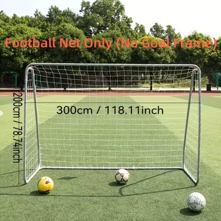 Portable Folding Football Goal Net Suitable for - No Frame Needed, Lightweight Foldable Soccer Net for Outdoor Training, Durable for backyard, Beach, Park Use - Ideal for Individuals & Team Practice