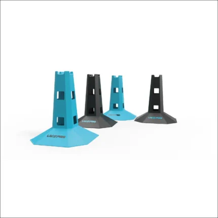 Agility Cones - Brand Livepro Fitness - Code LP8618 4 pice 2 Black + 2 Blue