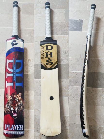 tape ball cricket bats double h Rawalkot full Sticker on back front chemical coated professional quality