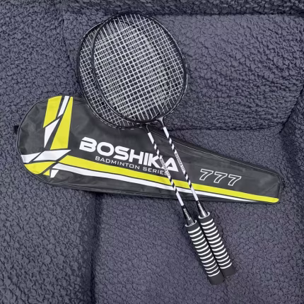 2pcs Badminton Racket, Lightweight, Durable, with Sponge Handle, Multi-Color Options with Carrying Case, Ideal for Outdoor Sports, for Casual, Perfect Gift for Festival