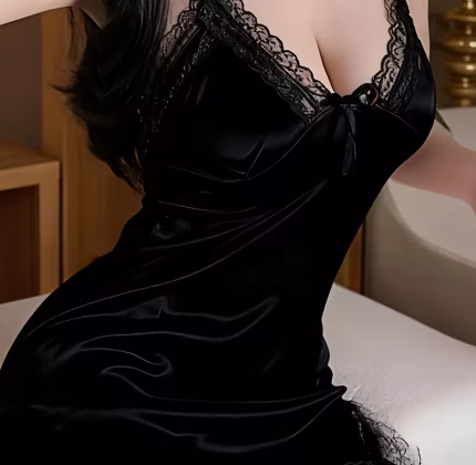 Lace Nightgown with a Sexy Slip for Women, Perfect for Home Wear