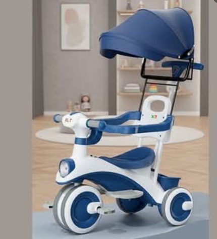 Imported Tricycle With Canopy and Parent Handle - 8199