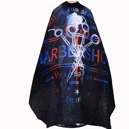 Large Adult, Haircut Cloak, Professional Haircut Cloak, Haircut Cloak with Adjustable Elastic Neckline, Haircut Accessories