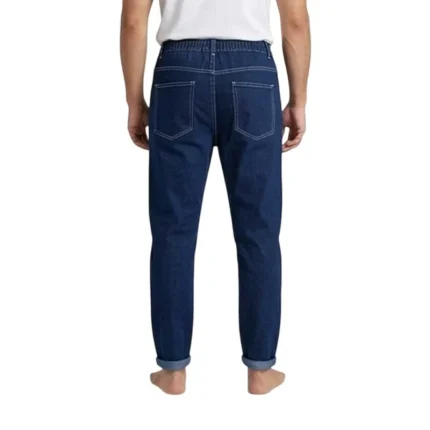 Dark Blue Baggy Denim Jeans