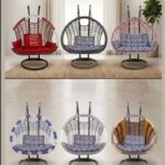 Double Seater Black Swing Jhula Big Size (HD-SWG-008)