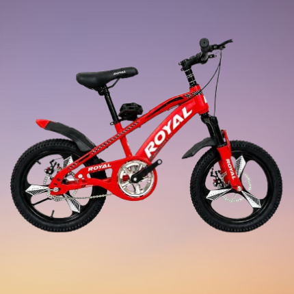 New Royal Premium 16 Inch Kids' Bicycle in Slate Blue Color